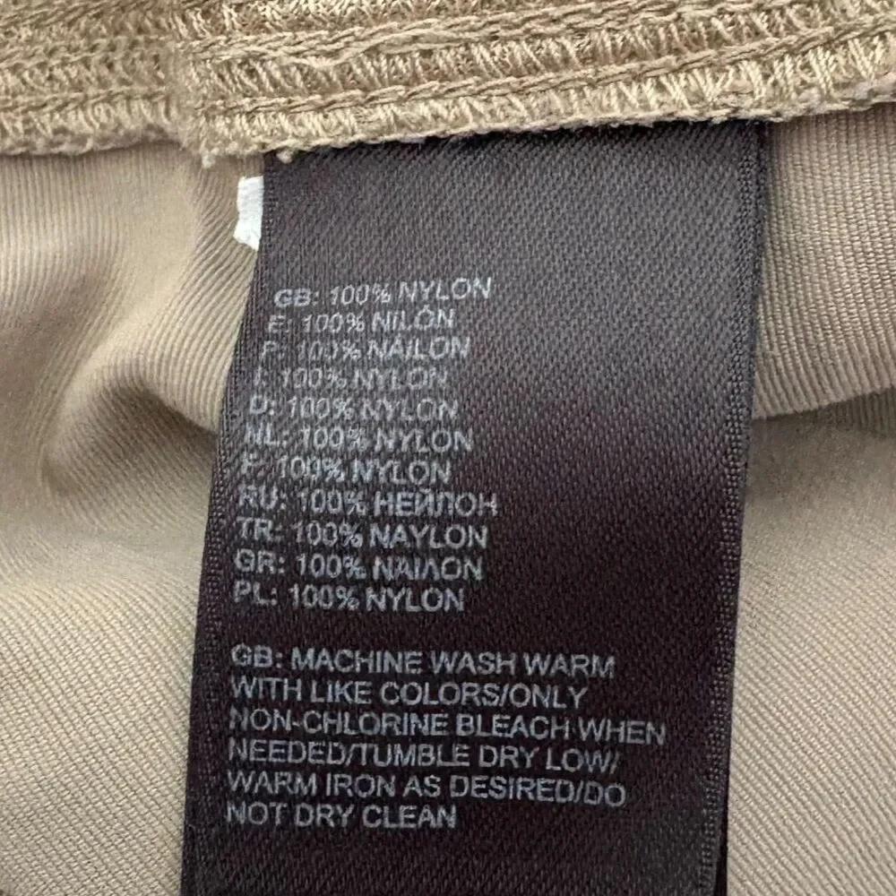 The North Face‎ Paramount Horizon Cargo Shorts Tan Nylon Belted Gorpcore Size 32